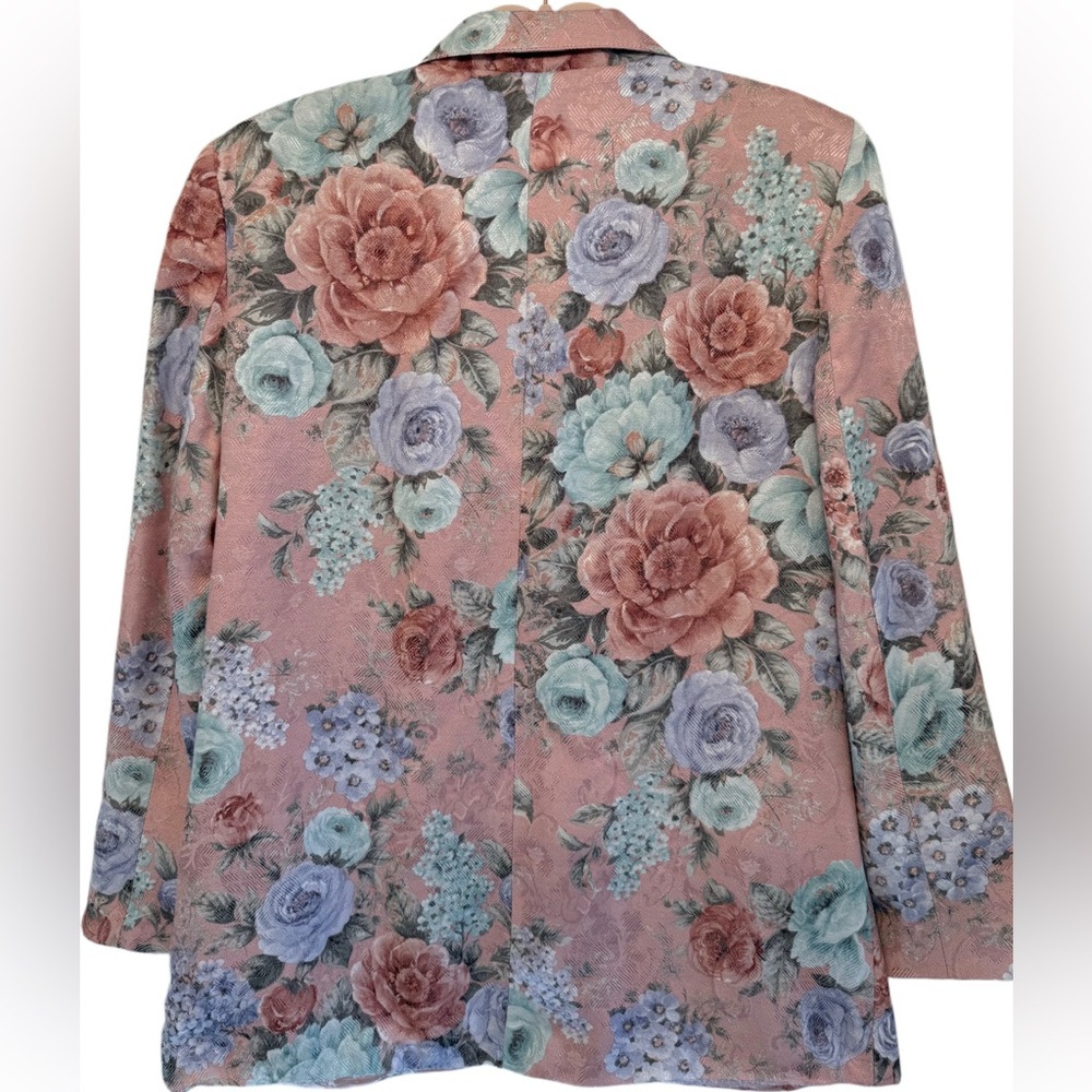 ALFRED DUNNER FLORAL BLAZER - Picture 2 of 3